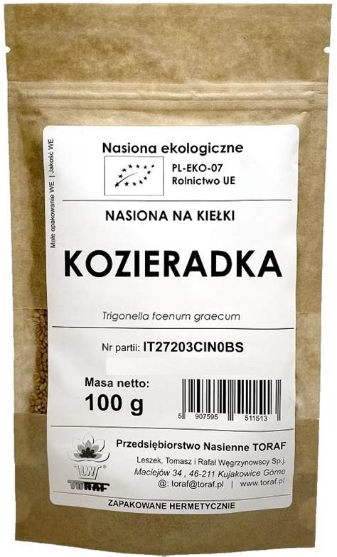 Nasiona Na Kie Ki Kozieradka G Eko Ebce F Ceny I Opinie Ceneo Pl