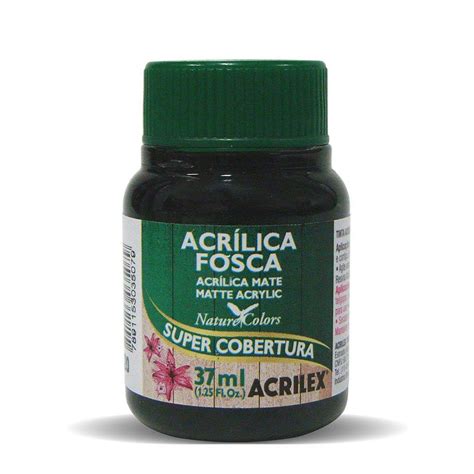 TINTA ACRILICA FOSCA 37ML 520 PRETO ACRILEX UND Papelmax Papelaria