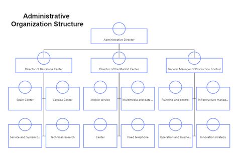 Administrative Organization Structure Example Edrawmax Template