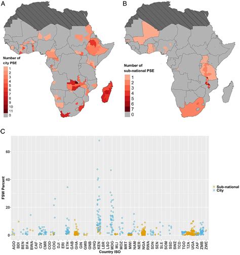 Mapping The Number Of Female Sex Workers In Countries Across Sub