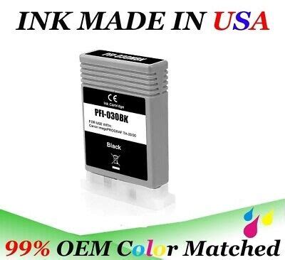 PFI 030 PFI030 Matte Black Ink Cartridge Tank Fit Canon IPF TA 20 TA 30