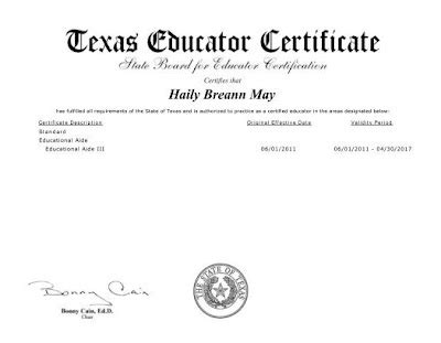 New Blog 1: Texas Teacher Certification