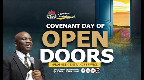 Nd Service Covenant Day Of Open Doors And Prophetic Entrance Service