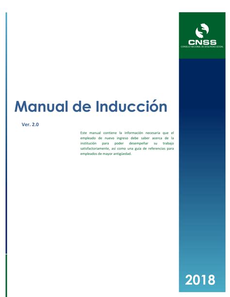 2018 Manual De Inducción