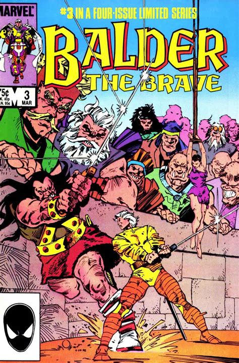 Marvel Comics of the 1980s: 1985 - Balder the Brave covers by Walt Simonson