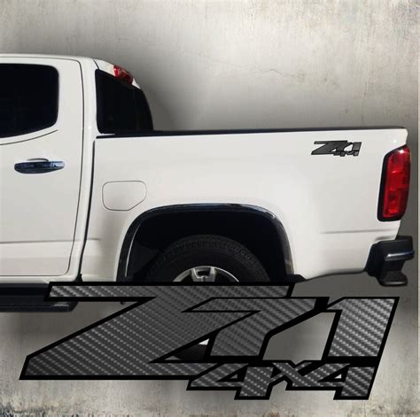 Z71 4x4 Sticker Carbon Fiber Silverado Truck Chevrolet Chevy Set Etsy