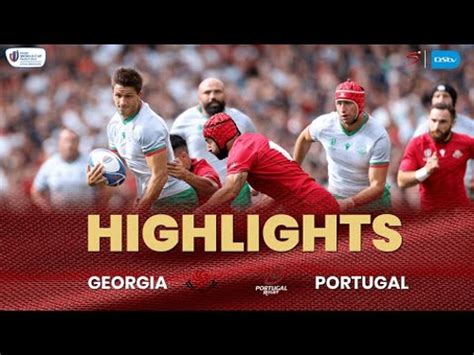 Georgia Vs Portugal Rugby World Cup Supersport