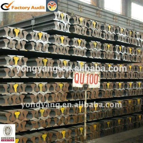Crane Heavy Steel Rail Qu100 High Quality Crane Heavy Steel Rail Qu100