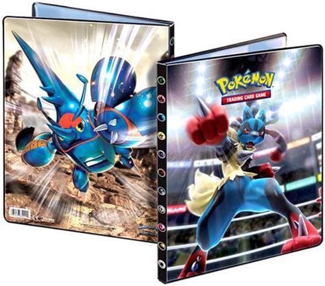 Ultra Pro Pokemon Trading Card Game Card Supplies Mega Lucario 9 Pocket Binder Toywiz