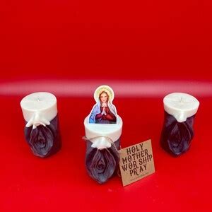 Holy Mother Vagina Mary Vulva Worship Prayer Candle Gift Gift