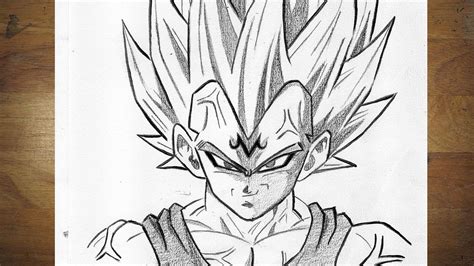 How To Draw Vegeta Step By Step Dragonball By Anime Drawing Medium