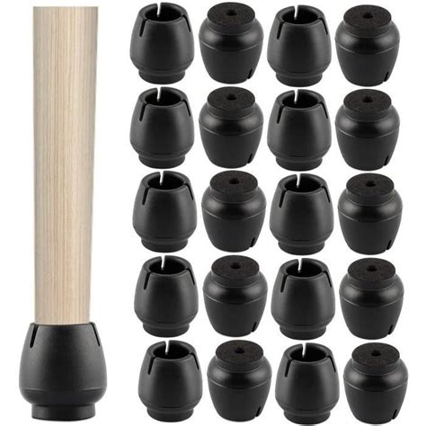 40pcs Protection Pied De Chaise En Silicone Couvre Pied De Meuble