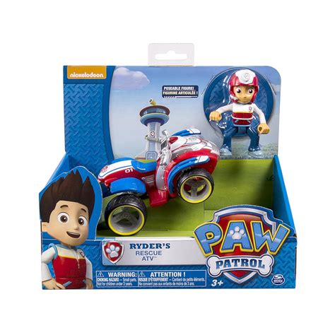 Nickelodeon Paw Patrol Ryder S Rescue Atv Vehicle And Figure Works With Paw Ebay