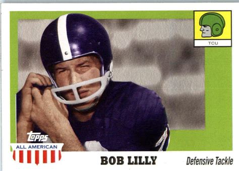 Topps All American Football Card Bob Lilly Encased At Amazon S