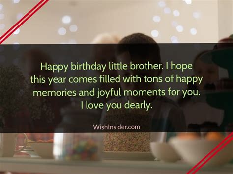 Happy Birthday Little Brother Messages