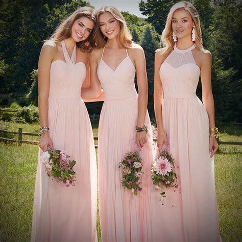 Light Pink Bridesmaid Dresses Dresses Images