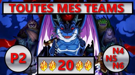 20 DS TOUTES MES TEAMS NIVEAUX 4 5 6 EVENT ENDGAME DRAGONS MALEFIQUES