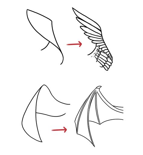 날개 그리는 법 한 번에 배워보세요 Learn How To Draw Wings Master The Technique