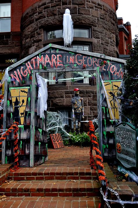 Halloween decorations Georgetown Washington DC | Denis Williams | Flickr