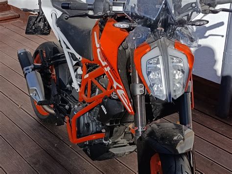Купить б у KTM 390 Duke инжектор 6 передач в Красногорске красный naked bike 2017 года по цене