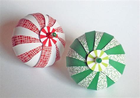 DIY Paper Ball Ornament 12 DIY Christmas Ornaments For A Festive Tree