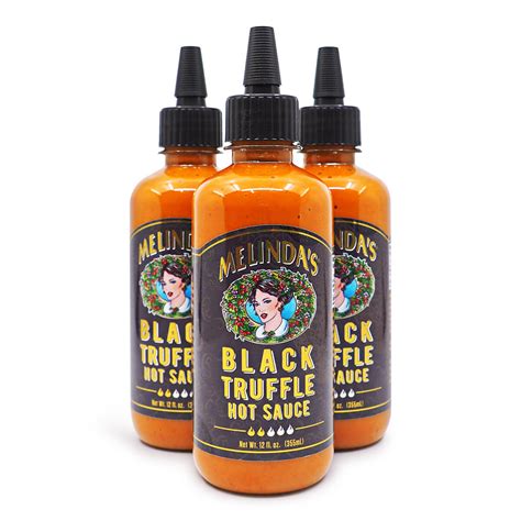 Melindas Black Truffle Hot Sauce Chillibom Hot Sauce Australia