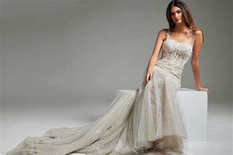 Ivory Nude Embellished Mermaid Bridal Dress JB40631 Jovani