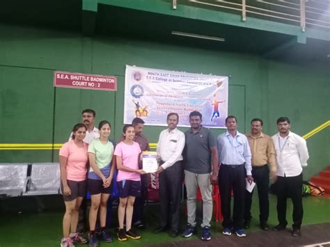 SDC College Students bagged championship in Badminton – SDC INSTITUTON