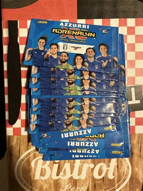 LOTTO 14 BUSTINE Figurine Azzurri Adrenalyn 2024 Panini Esselunga