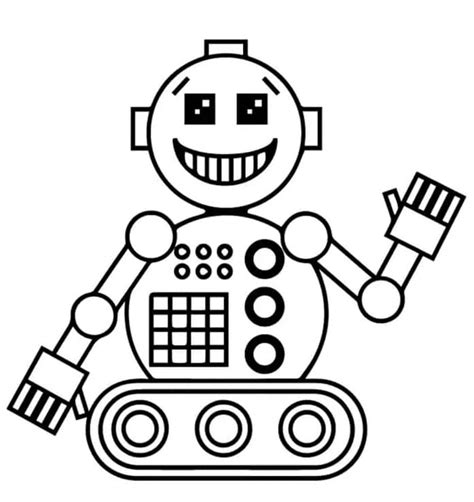 Coloriage Robot Souriant Coloriages Imprimer Gratuits The Best Porn