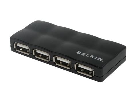 Belkin F U Pblk Usb Port Mobile Hub Newegg