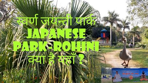 Swarna Jayanti Park Rohini Delhi Japanese Park Rohini Youtube