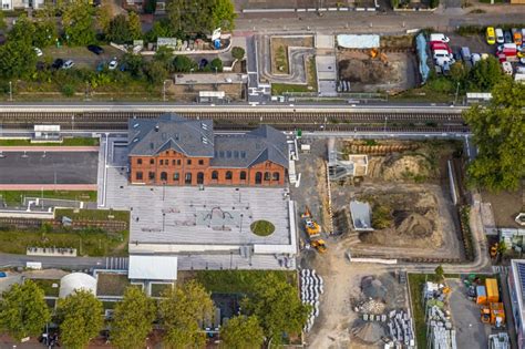 Luftaufnahme Dorsten Bauarbeiten Zur Sanierung Am Gleisverlauf Und