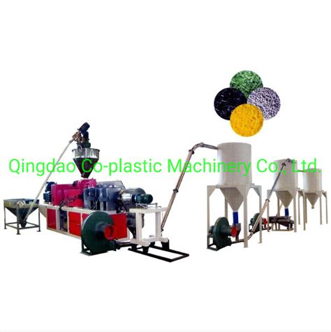 Hot Cutting Pvc Pelletizing Granulator Machine Plastic Granulating Machine China Twin Screw