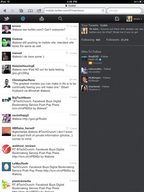 Ipad Gains Redesigned More Touch Friendly Html5 Version Of