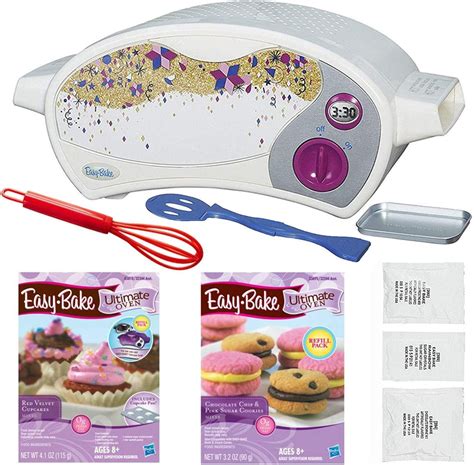 Easy Bake Oven Star Edition With Mini Whisk Cake Mixes Packs Cookie Refill And Decorating Kit