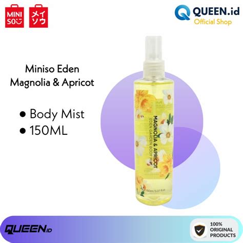 Jual Miniso Body Mist Parfum Eden Garden Magnolia Apricot Ml