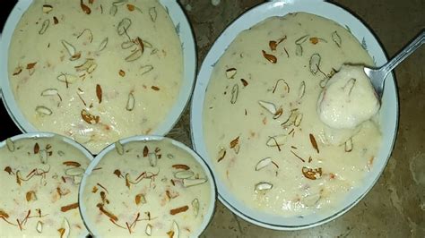 Shahi Kheer Recipe Eid Special Umda Kheer Recipe YouTube