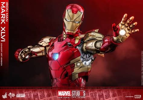 Hot Toys Th Scale Iron Man Mark XLVI Concept Art Version Rio X Teir