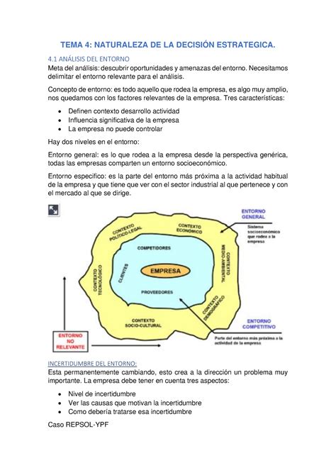 TEMA 4 DEPE Apuntes tema 4 TEMA 4 NATURALEZA DE LA DECISIÓN