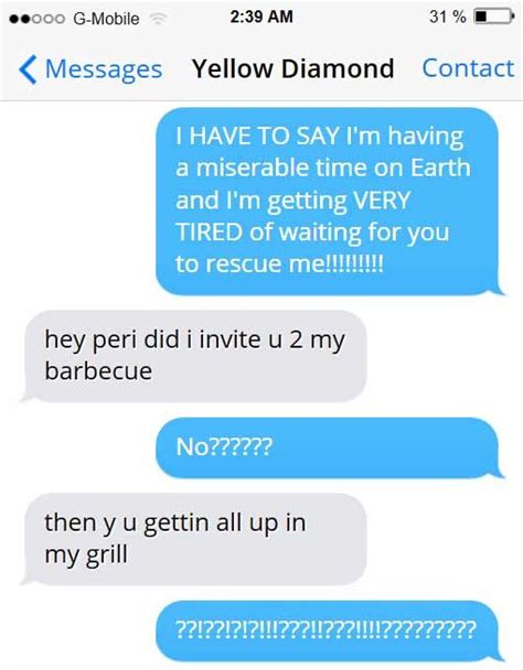 Texts Between Gems Peridot Steven Universe Steven Universe Funny