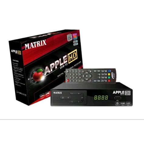 Jual STB MATRIX DVB T2 APPLE MERAH STB TV DIGITAL MATRIX SET TOP