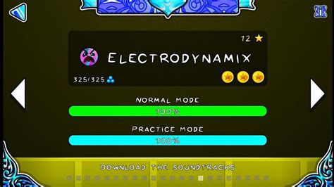 Geometry Dash Electrodynamix Lvl All Coins Knobbi Youtube