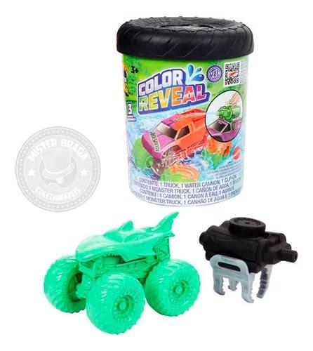 Hot Wheels Monster Trucks Color Reveal Mattel Parcelamento Sem Juros
