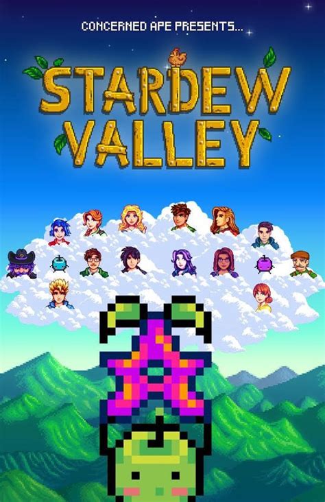 I made a Stardew Valley poster for my Graphic Design class! : StardewValley