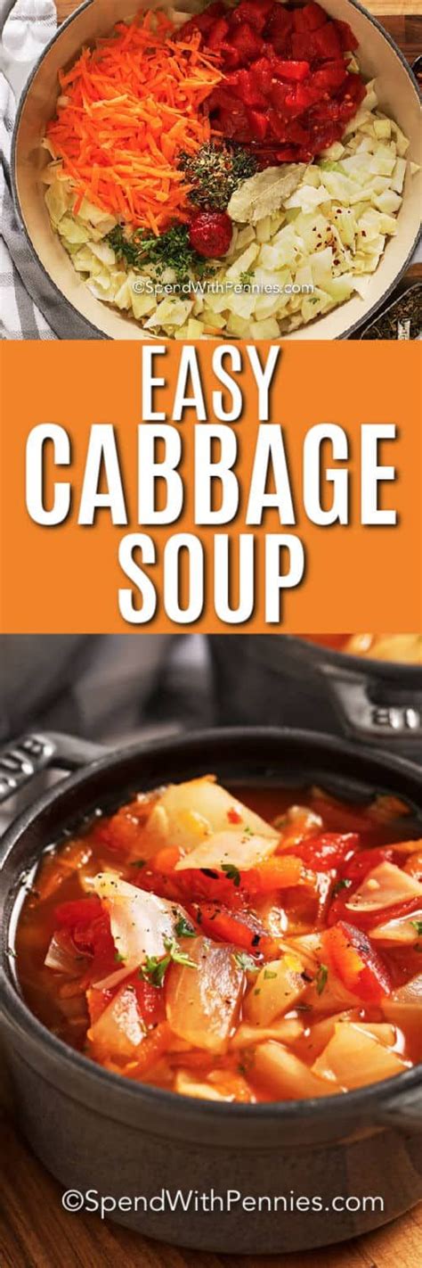 Easy To Make Quick Cabbage Soup Is Full Of Flavor Loaded With Veggies