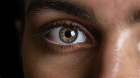 Free Photo Front View Human Eye