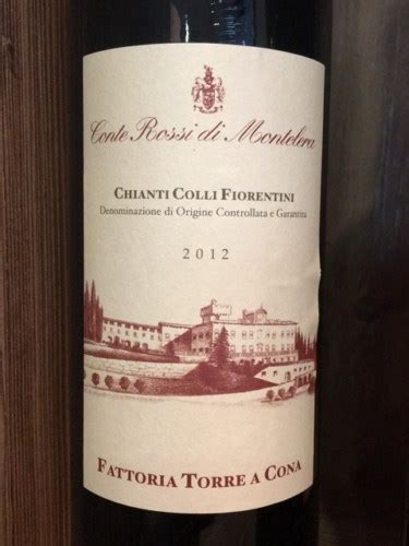 2016 Torre A Cona Conte Rossi Di Montelera Chianti Colli Fiorentini