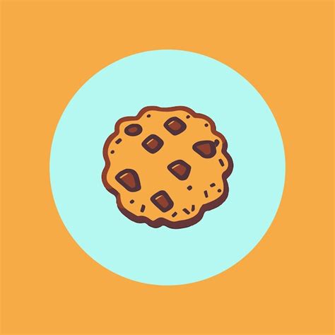 Ilustración vectorial de galletas Vector Premium