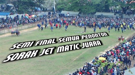 Semi Final Kerapan Sapi Piala Presiden Youtube